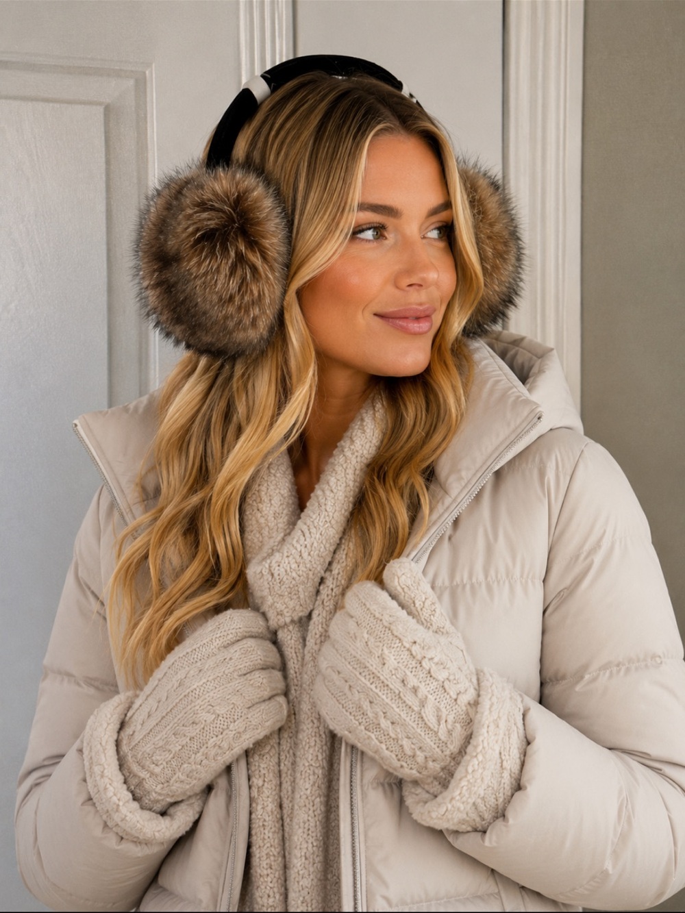 NWOT Faux Fur Earmuffs